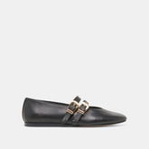 BAYLEE BALLET FLATS BLACK LEATHER | Dolce Vita Women