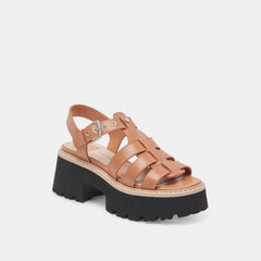 LATICE SANDALS BROWN LEATHER | Dolce Vita Women