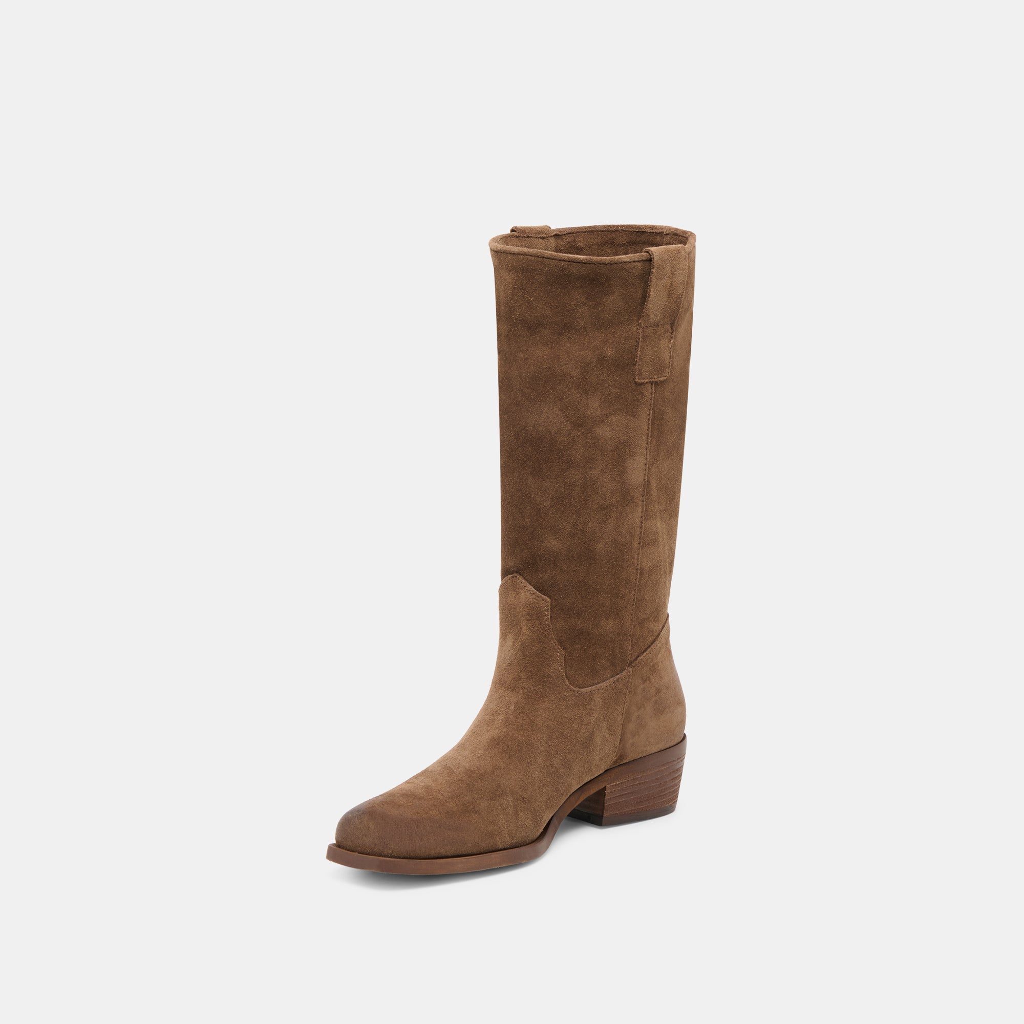 Romie Chocolate Suede Boots | Women Dolce Vita