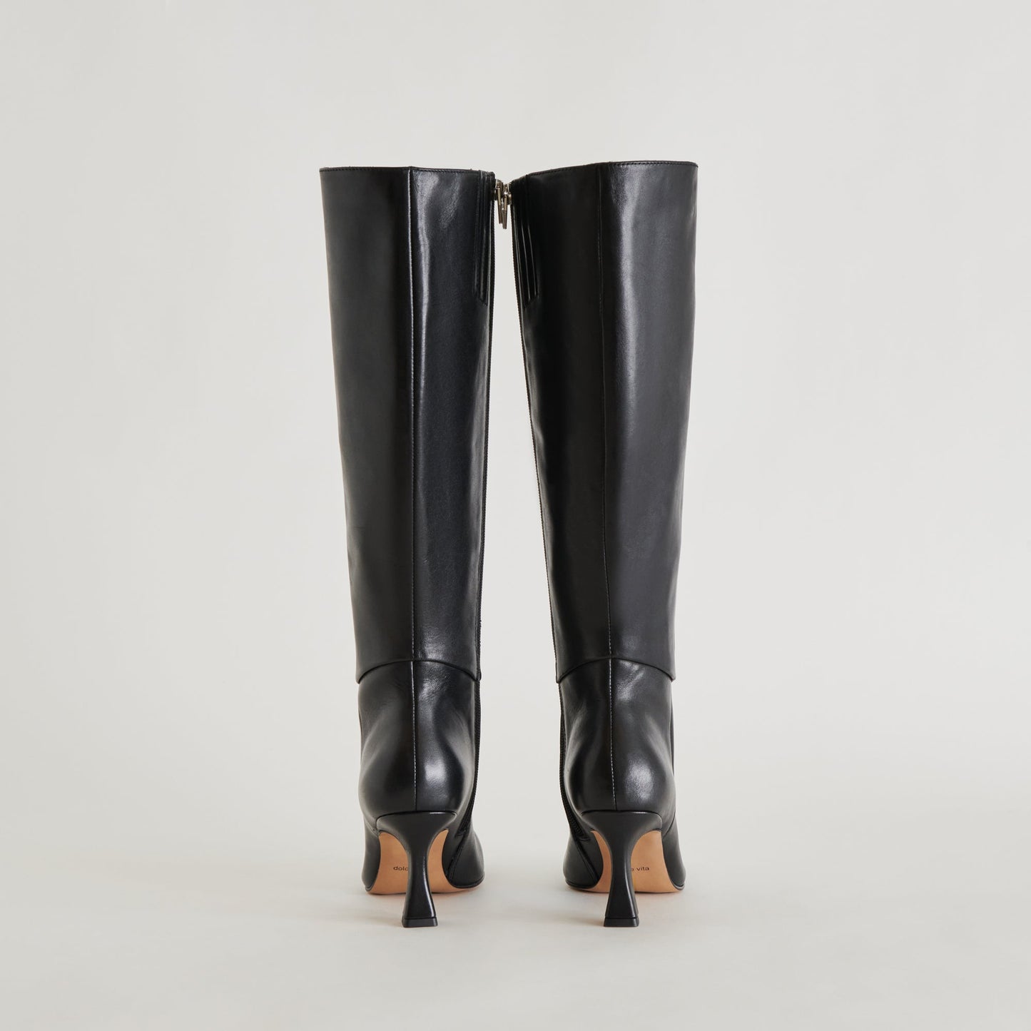 Gyra Black Leather Boots - Dolce Vita
