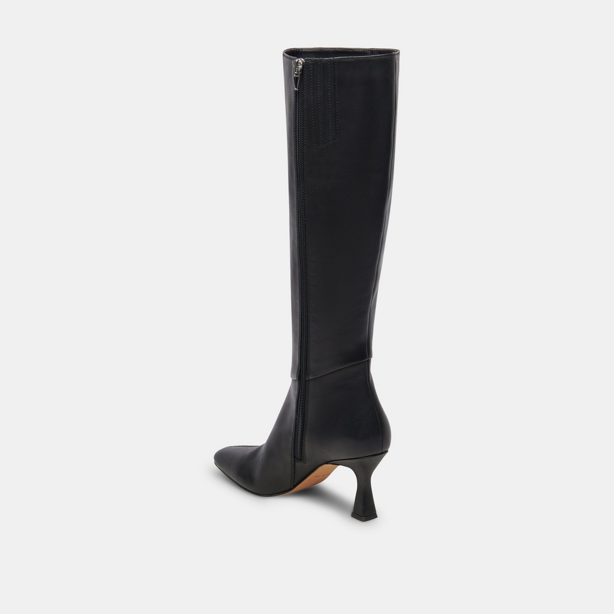 Gyra Black Leather Boots | Women Dolce Vita