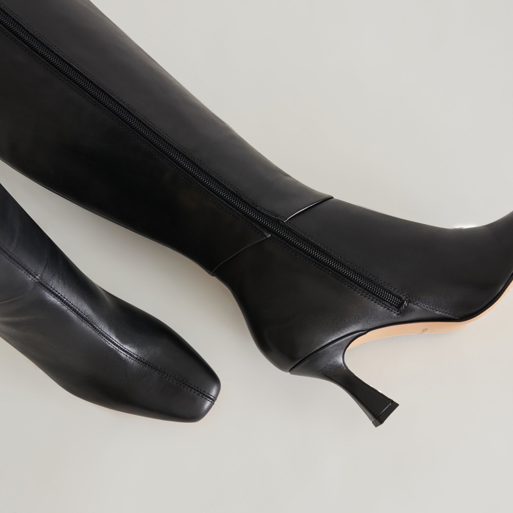 Gyra Black Leather Boots | Women Dolce Vita