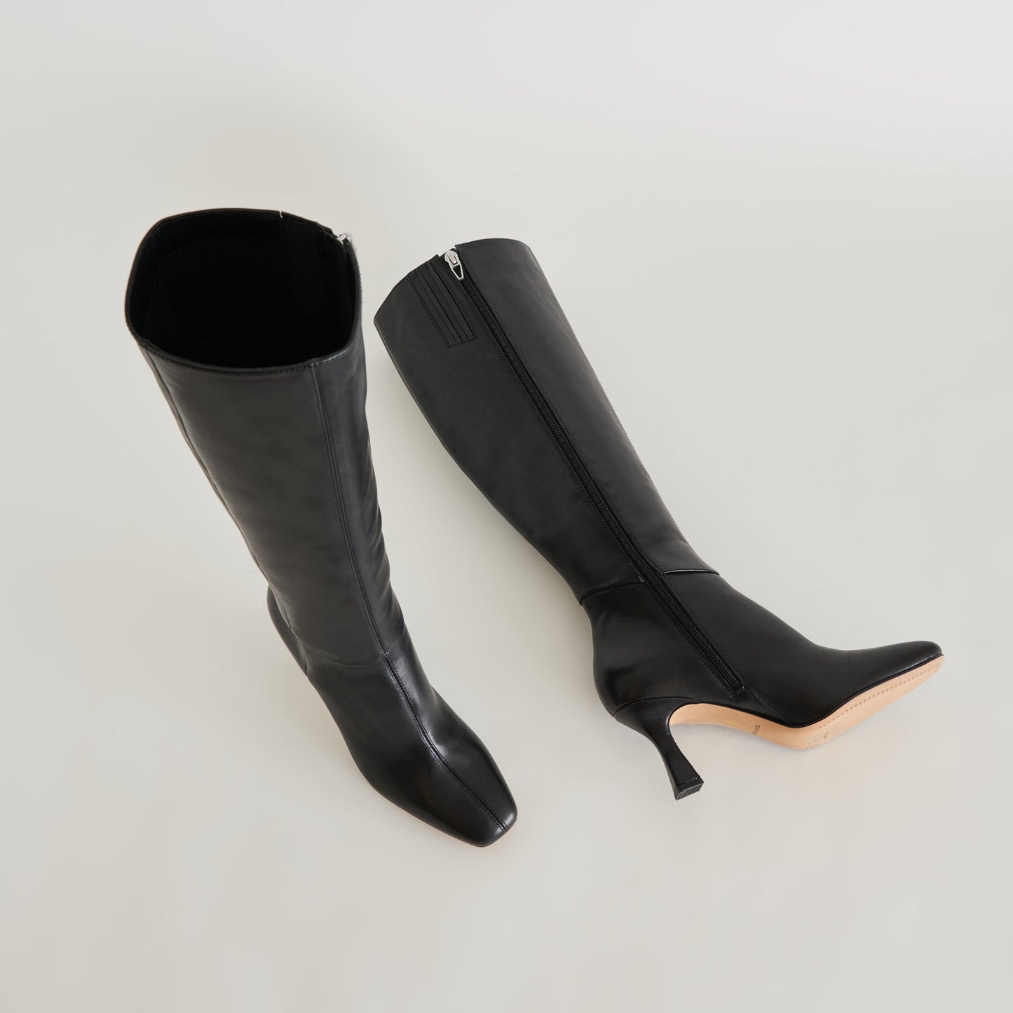 Gyra Black Leather Boots - Dolce Vita