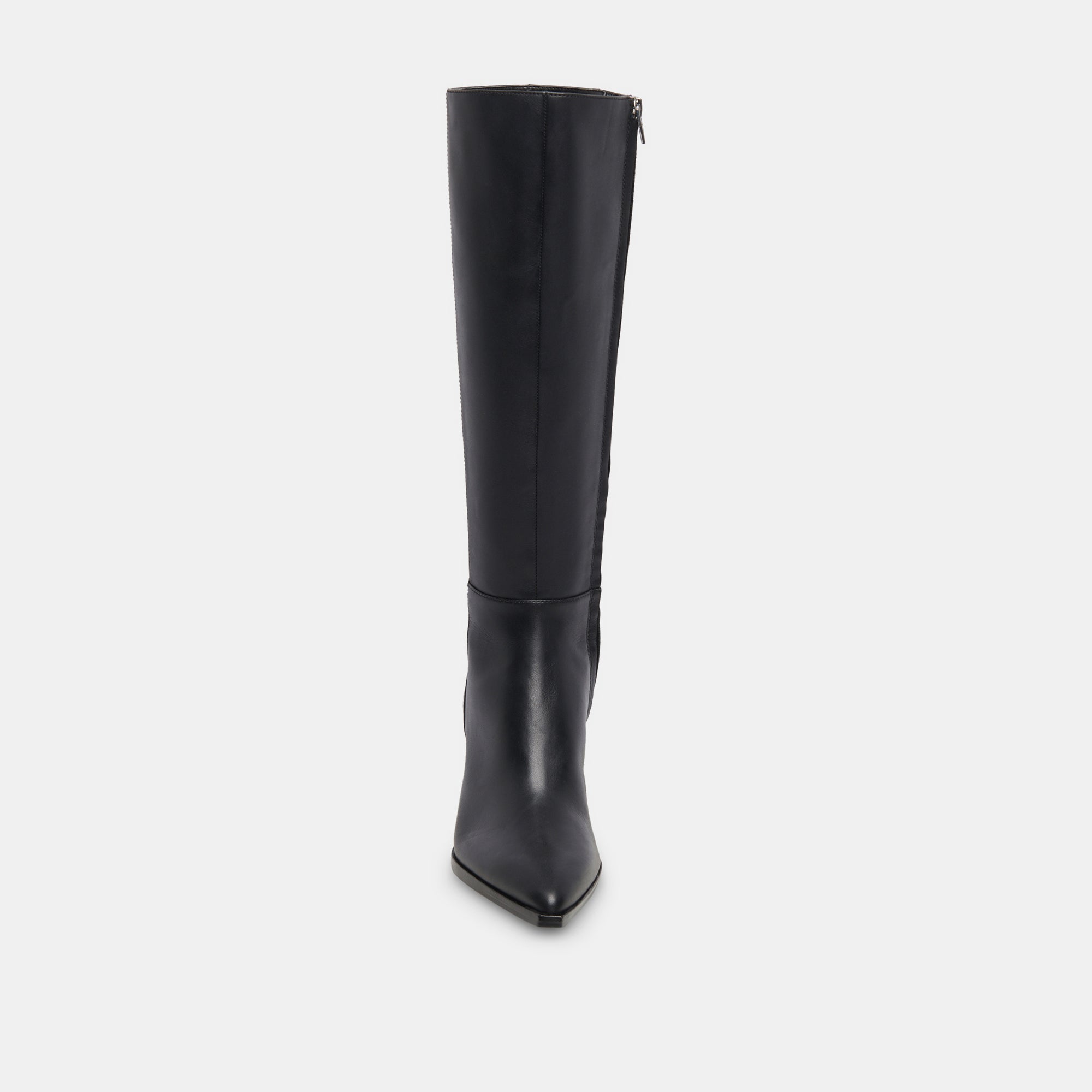 Auggie Black Leather Boots | Women Dolce Vita