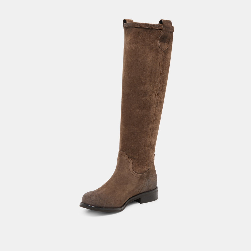 Ramzy Chocolate Suede Boots | Dolce Vita Women