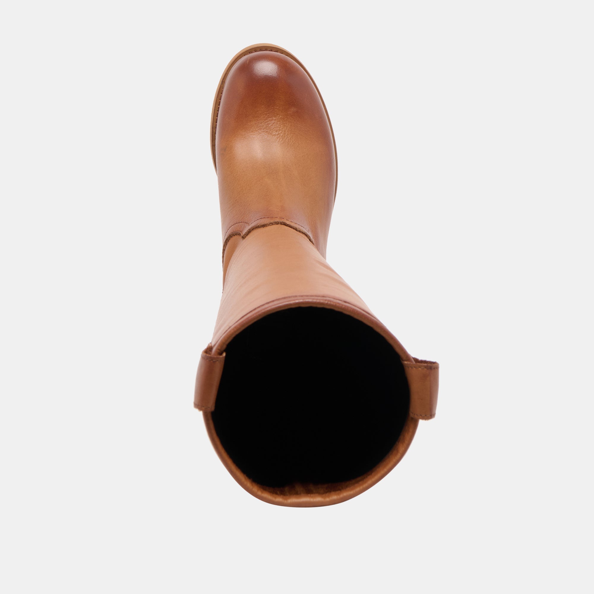Ramzy Cognac Leather Boots | Dolce Vita Women