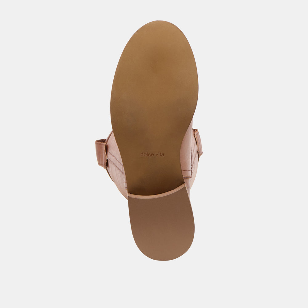 Ramzy Cognac Leather Boots | Dolce Vita Women