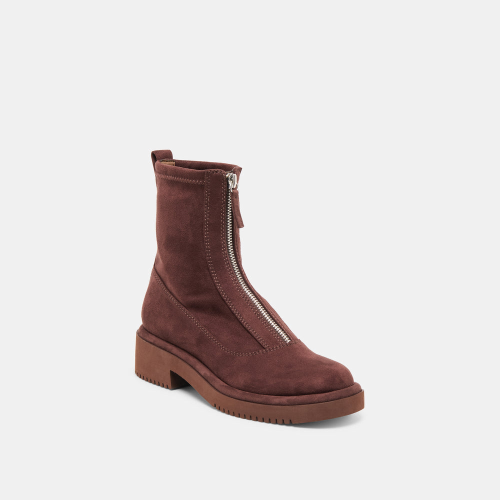 Shante Mahogany Stella Suede Boots | Women Dolce Vita