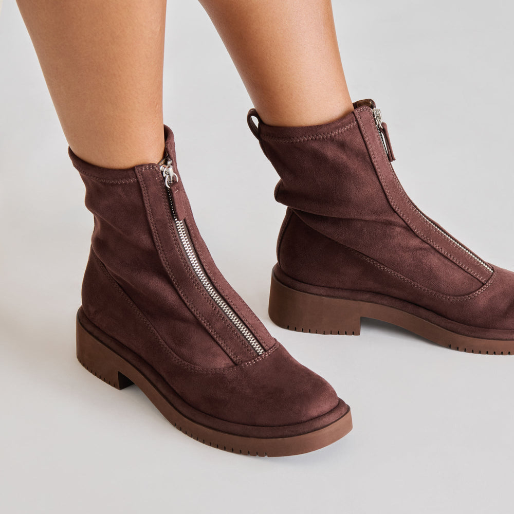Shante Mahogany Stella Suede Boots | Women Dolce Vita