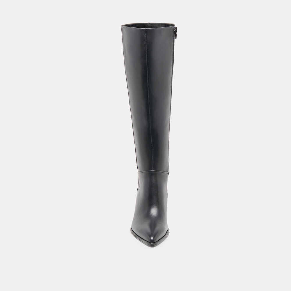 Aldy Black Leather Boots | Dolce Vita Women