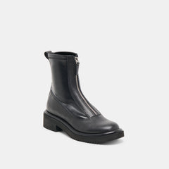 Shante Black Leather Boots | Women Dolce Vita