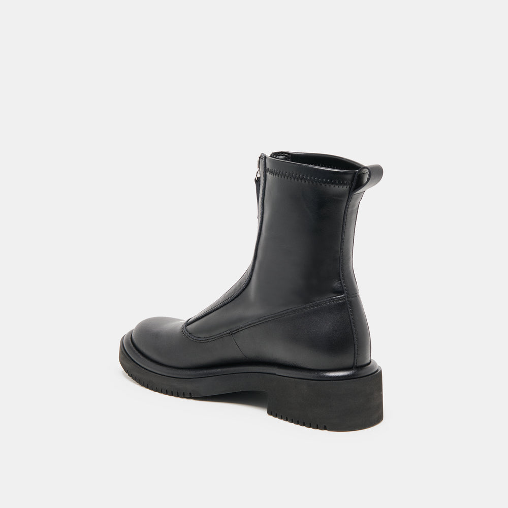 Shante Black Leather Boots | Women Dolce Vita