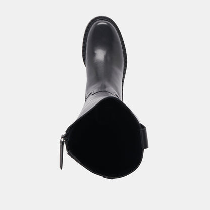 Glory H2O Waterproof Black Leather Boots - Dolce Vita