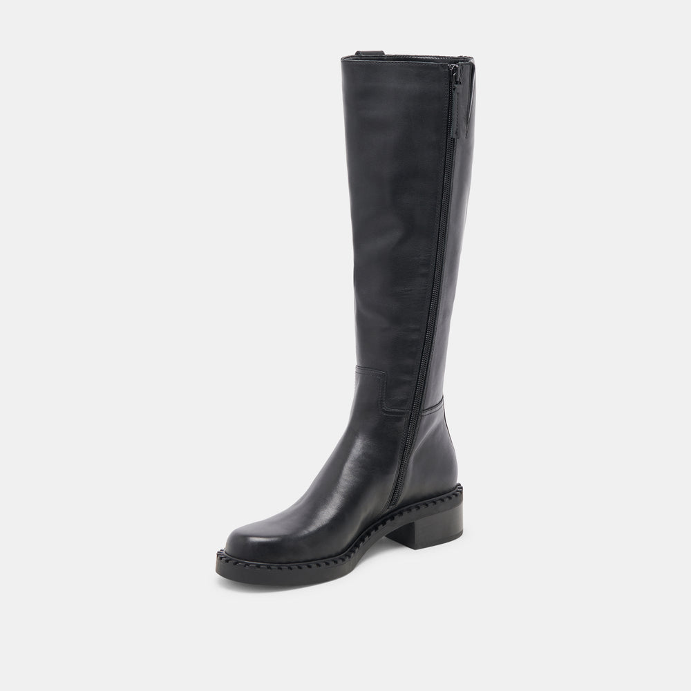 Glory H2O Waterproof Black Leather Boots | Dolce Vita Women