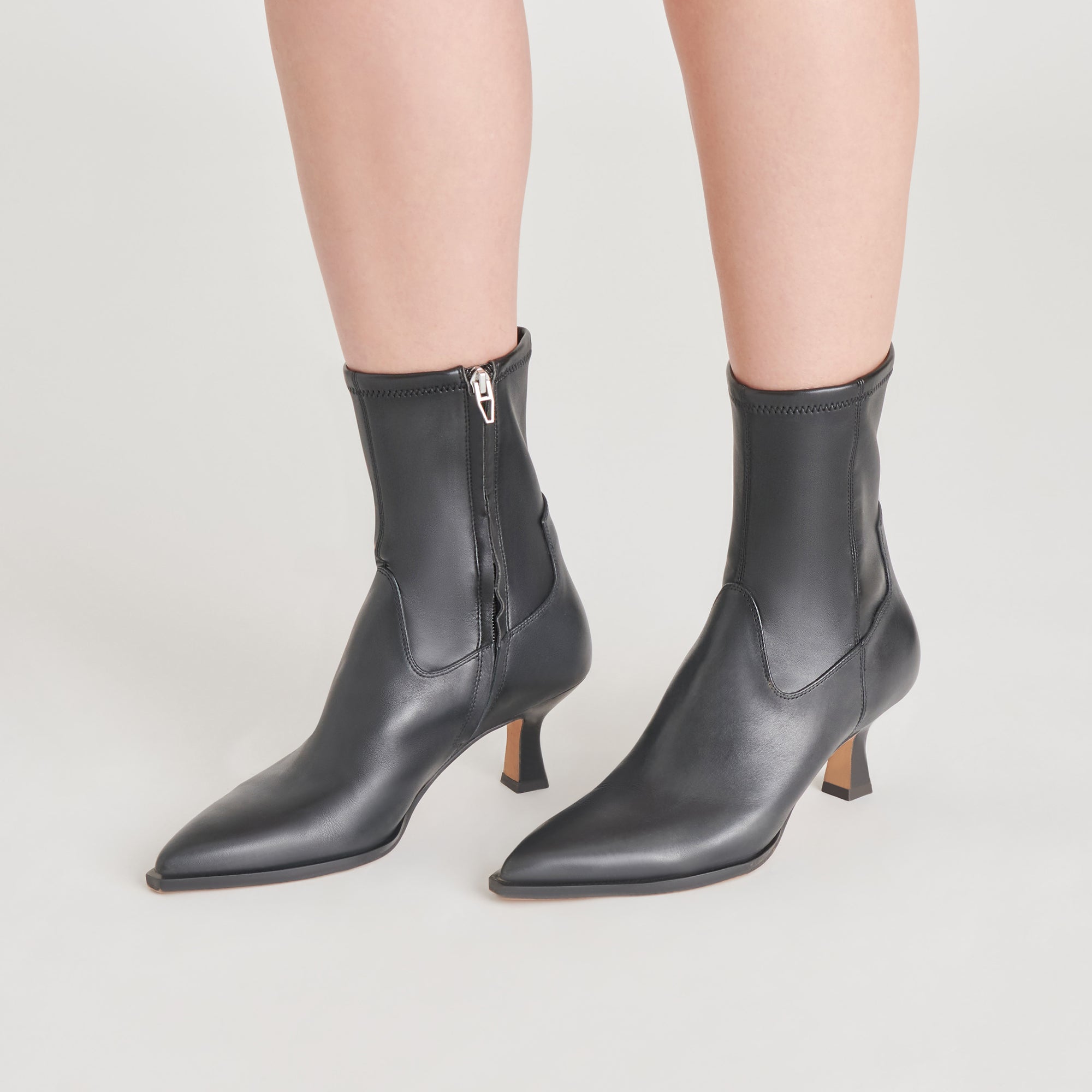 Arya Black Leather Boots | Dolce Vita Women