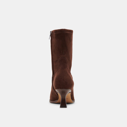 Arya Boots DK BROWN STELLA SUEDE - Dolce Vita