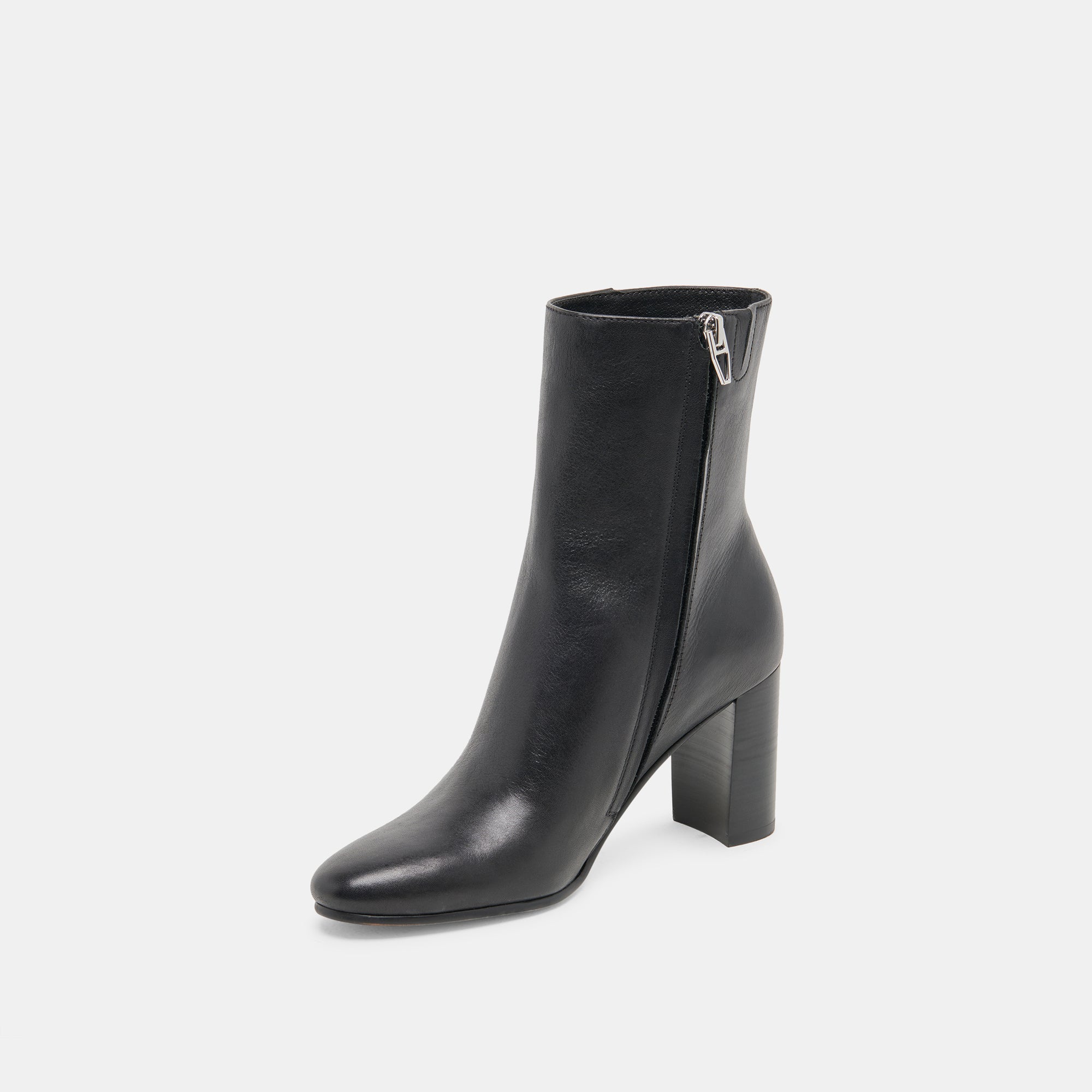 SUZY BOOTIES BLACK LEATHER | Women Dolce Vita