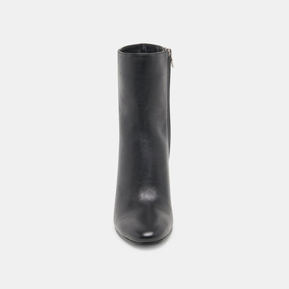 SUZY BOOTIES BLACK LEATHER - Dolce Vita