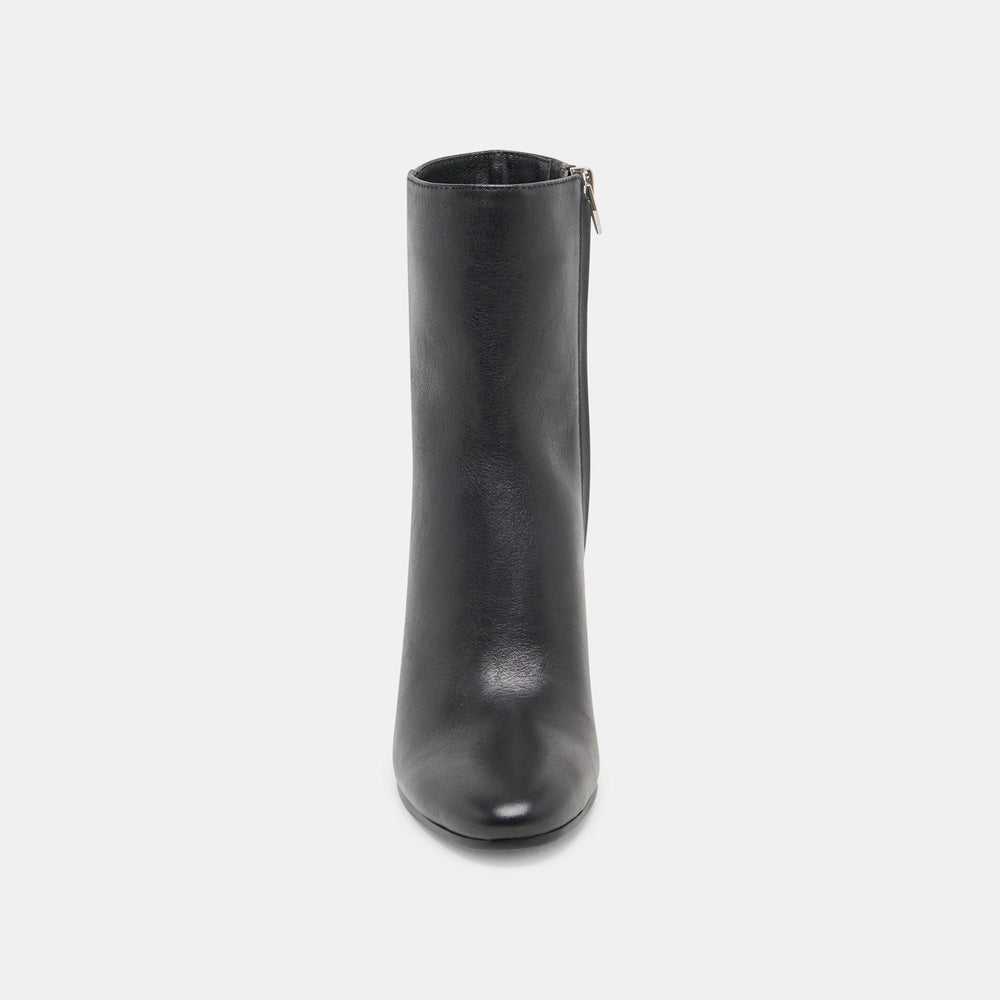SUZY BOOTIES BLACK LEATHER | Women Dolce Vita
