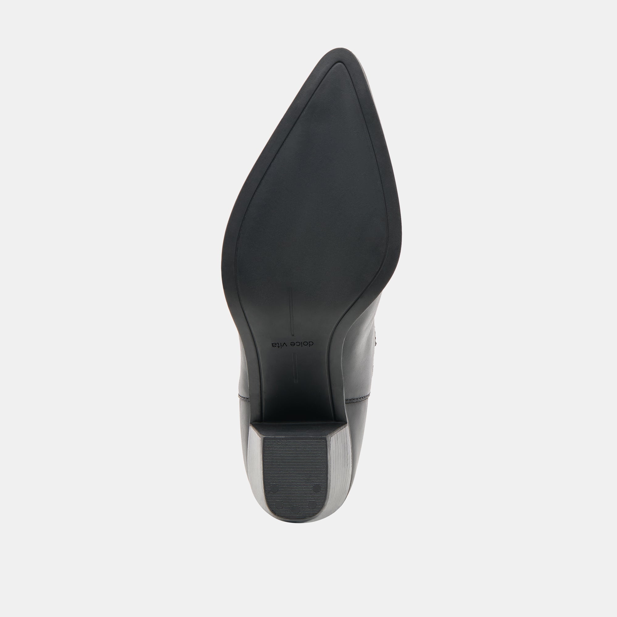 Slim Black Leather Booties | Women Dolce Vita
