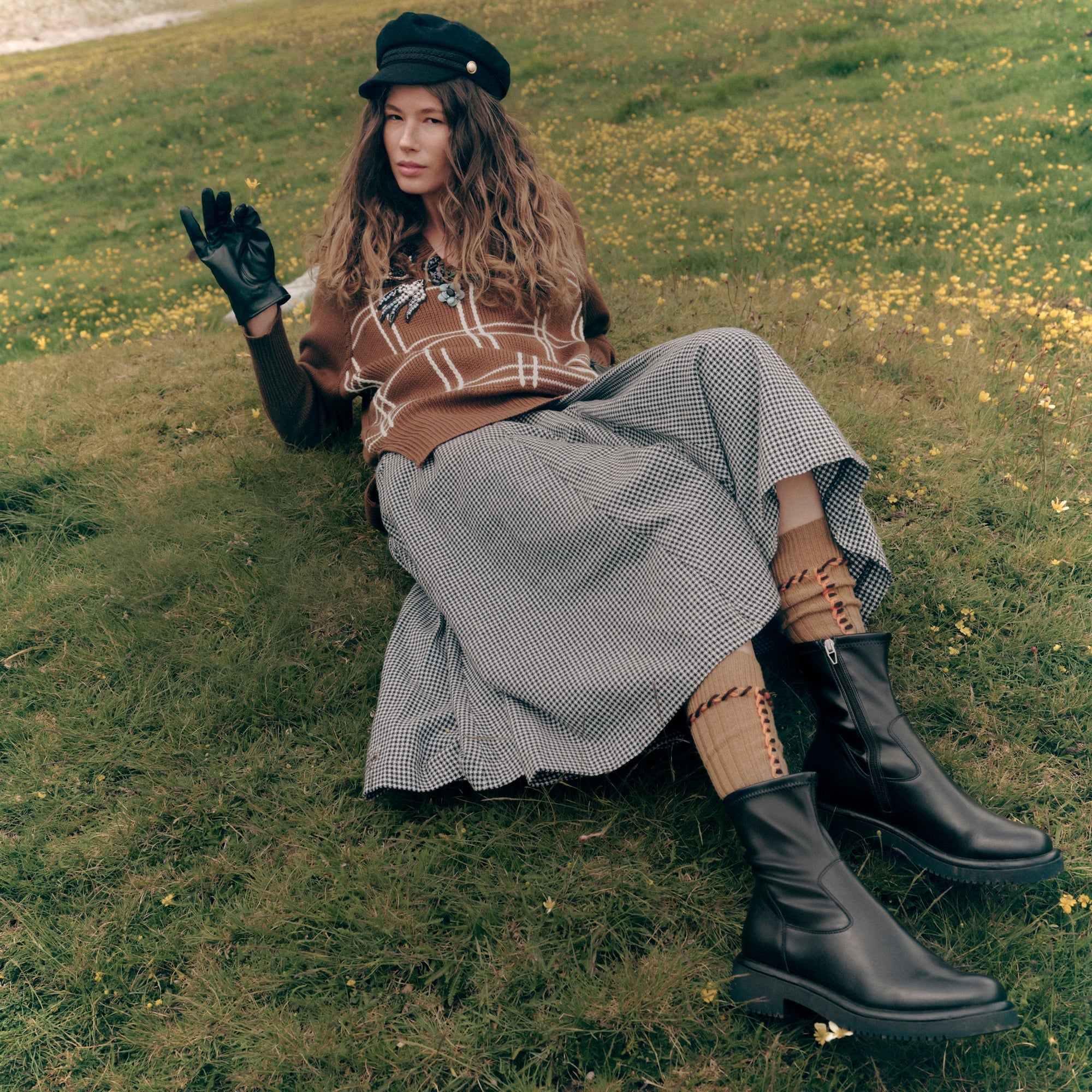 Simaya H2O Waterproof Black Leather Boots | Dolce Vita Women