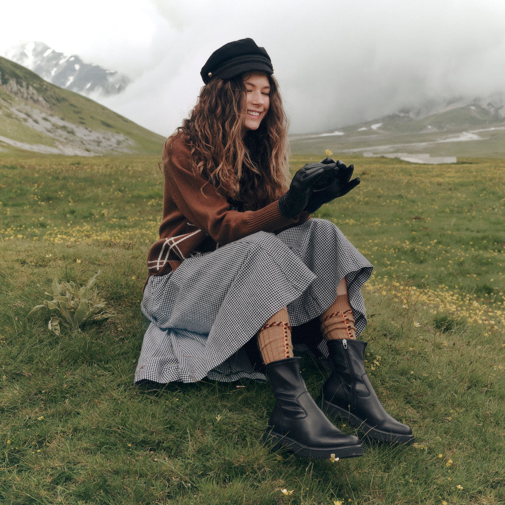 Simaya H2O Waterproof Black Leather Boots | Dolce Vita Women
