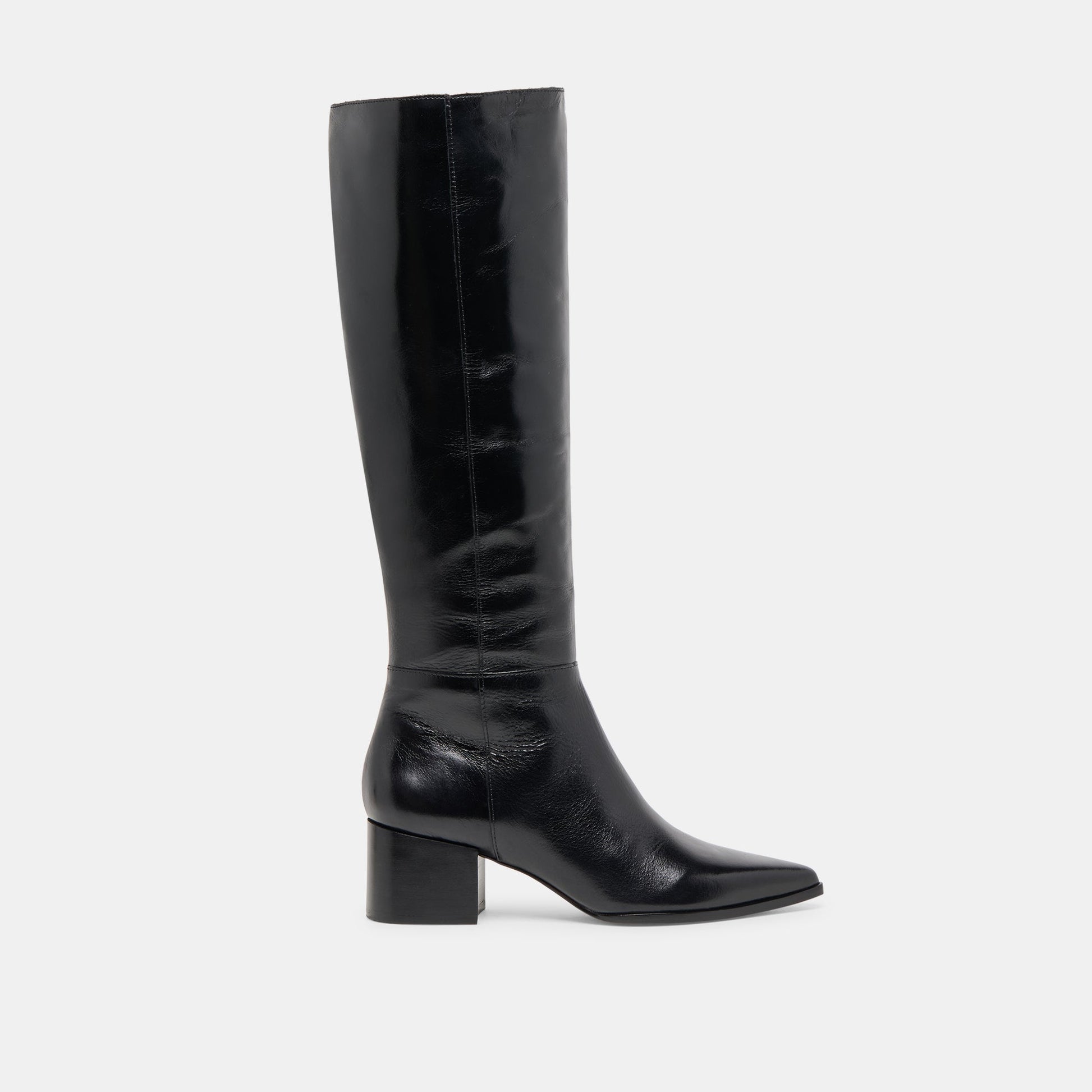 Kirson Black Leather Boots - Dolce Vita