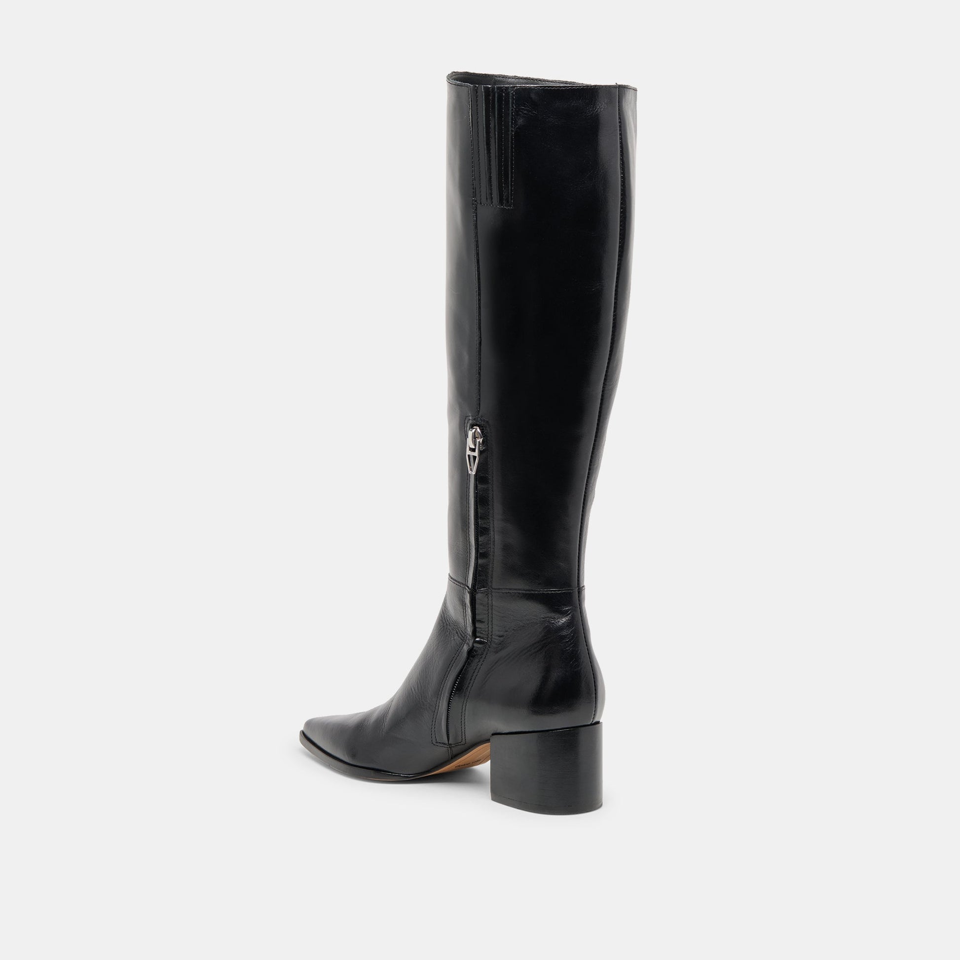 Kirson Black Leather Boots - Dolce Vita