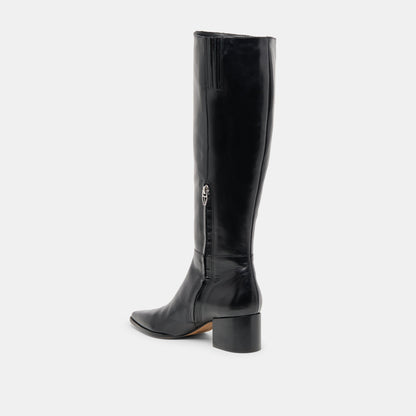 Kirson Black Leather Boots - Dolce Vita