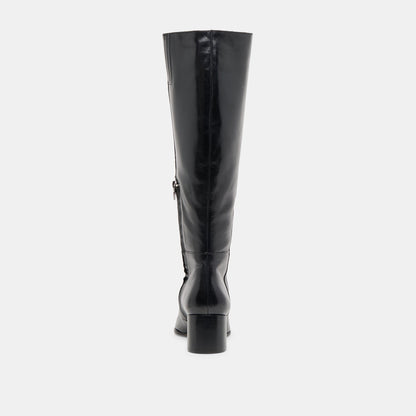 Kirson Black Leather Boots - Dolce Vita