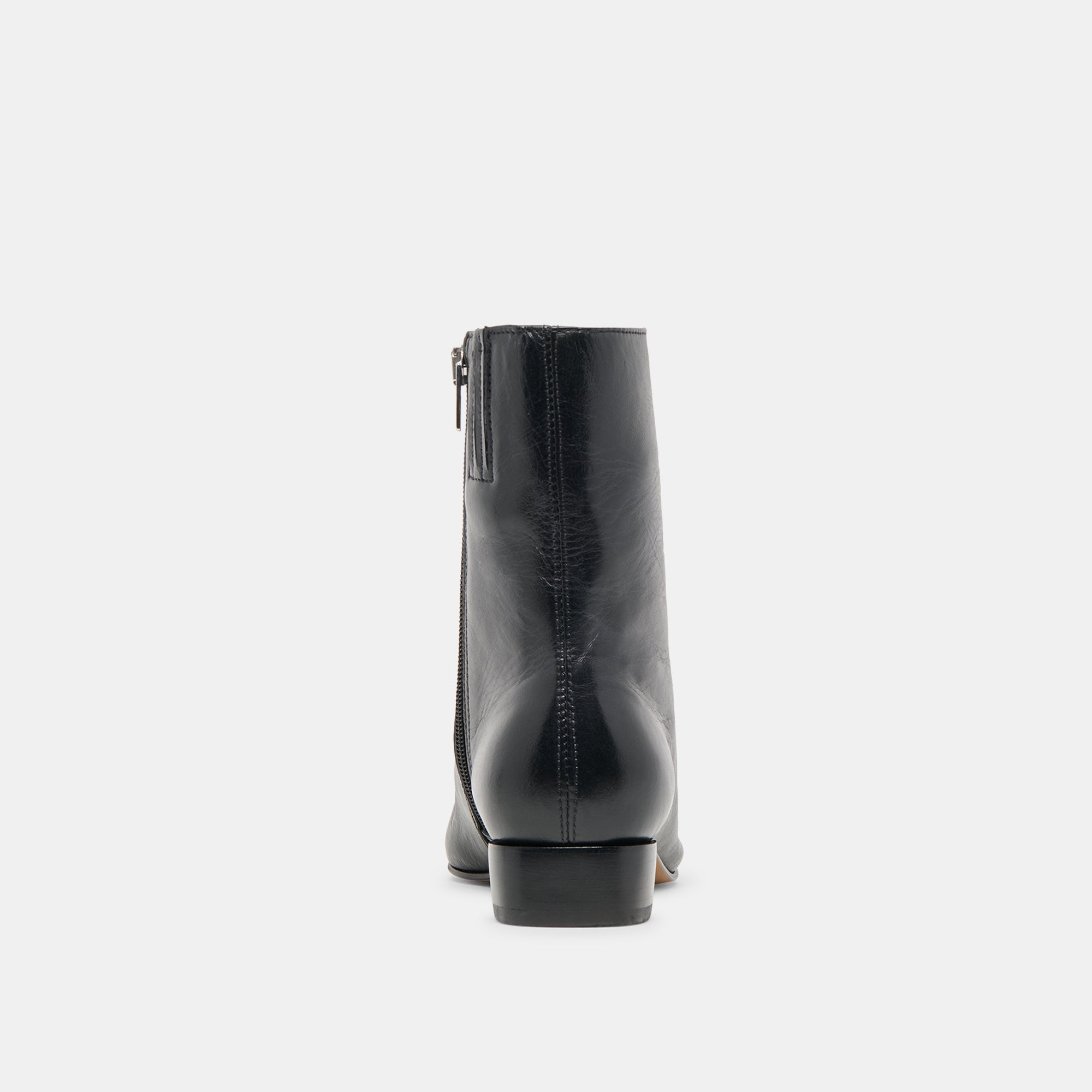 Tarine Black Leather Booties | Women Dolce Vita