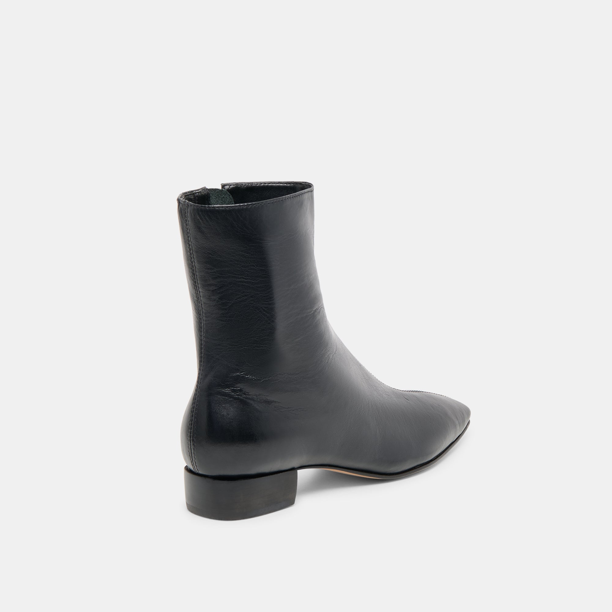 Tarine Black Leather Booties | Women Dolce Vita