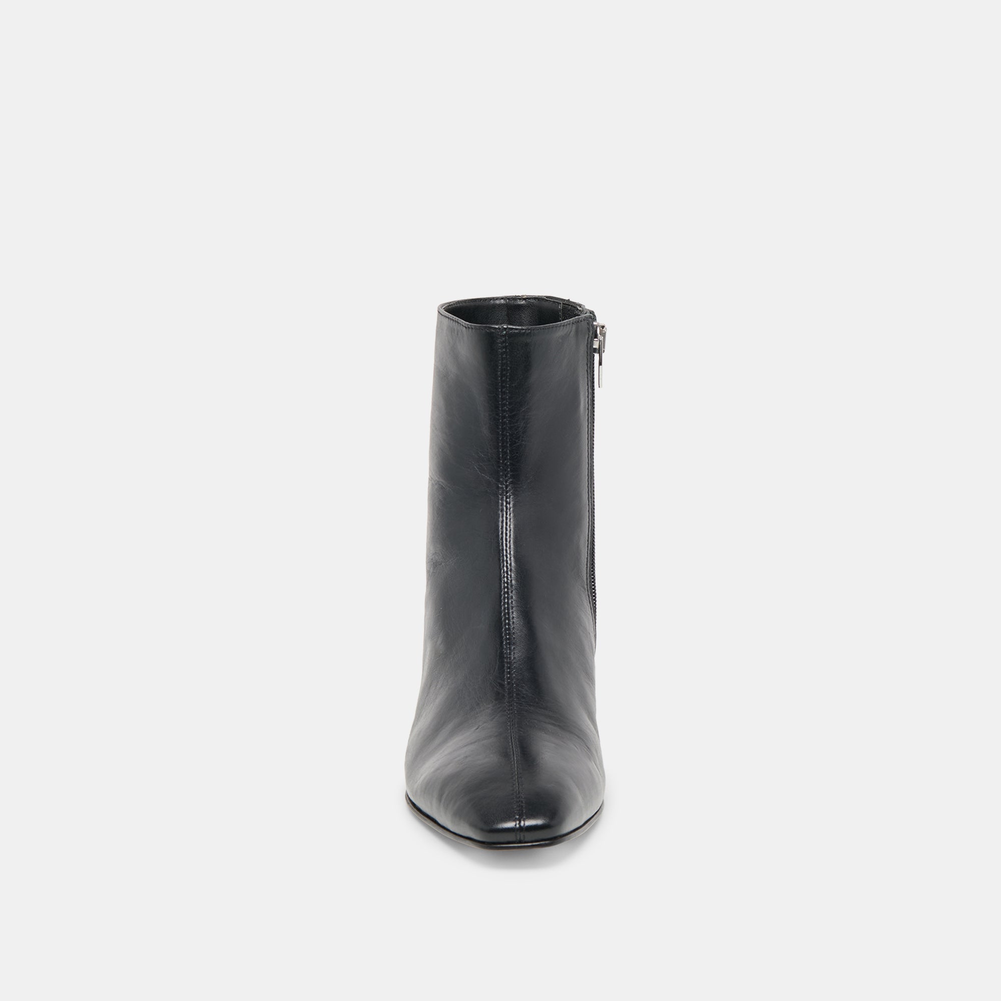Tarine Black Leather Booties | Women Dolce Vita