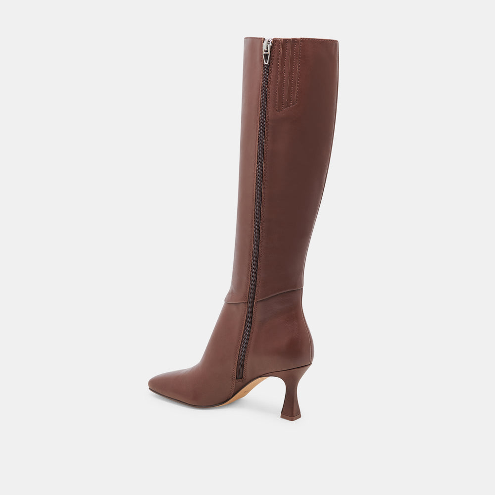 GYRA BOOTS CHOCOLATE LEATHER | Dolce Vita Women