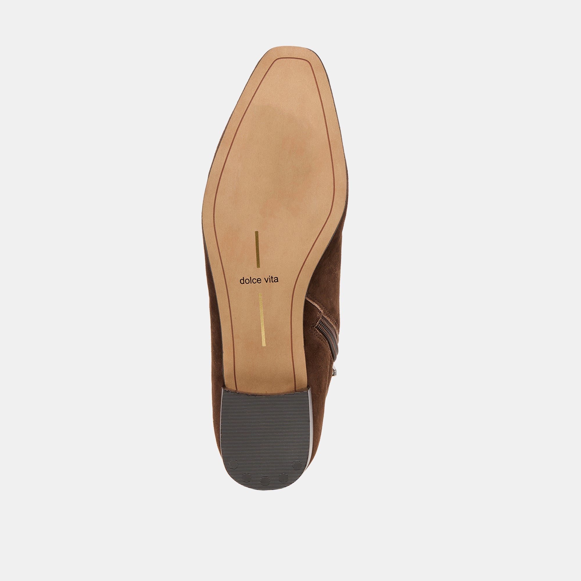 Tarine Dk Brown Nubuck Booties | Women Dolce Vita