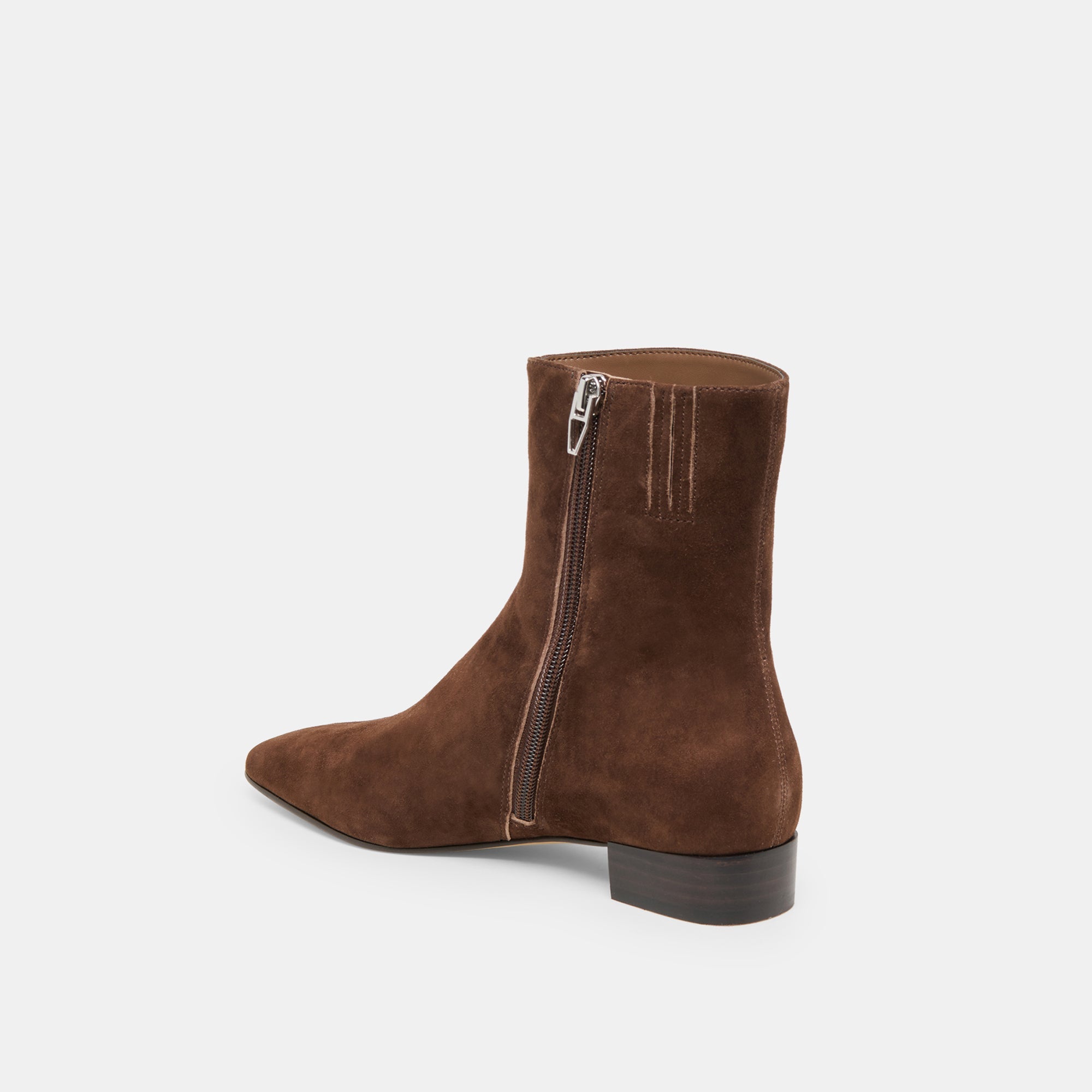 Tarine Dk Brown Nubuck Booties | Women Dolce Vita