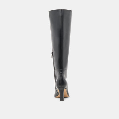 Emmi Black Leather Boots - Dolce Vita