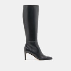Emmi Black Leather Boots | Women Dolce Vita