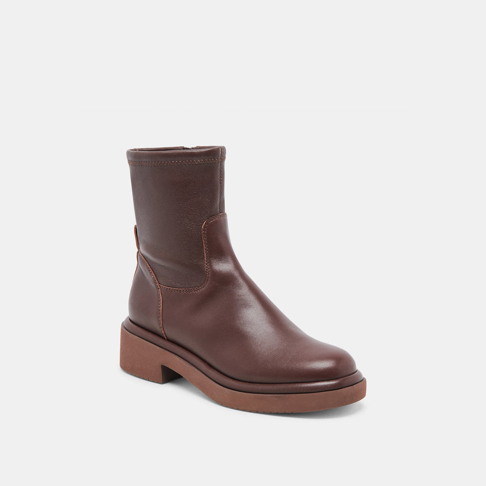 Simaya H2O Waterproof Mahogany Leather Boots | Dolce Vita Women