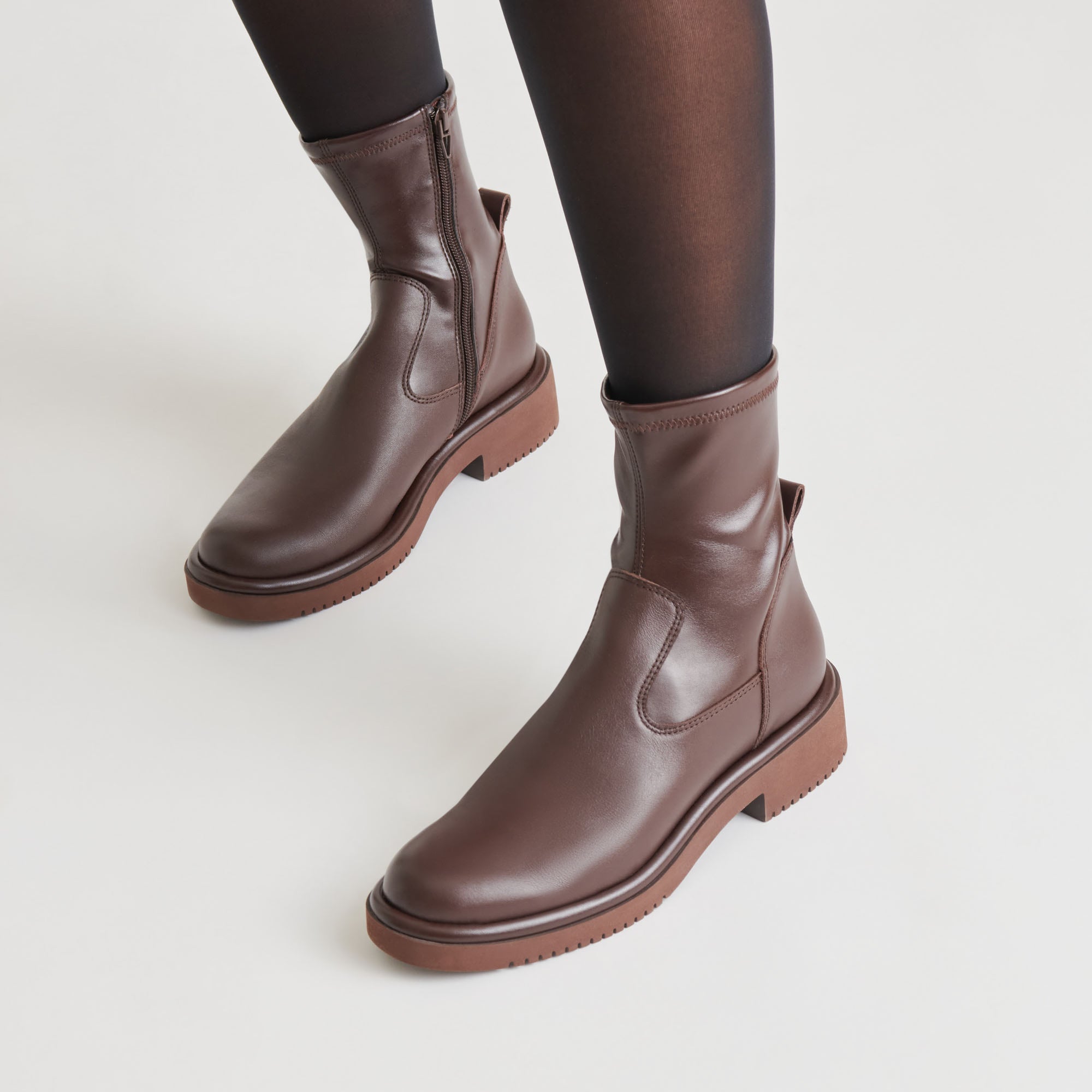 Simaya H2O Waterproof Mahogany Leather Boots | Dolce Vita Women