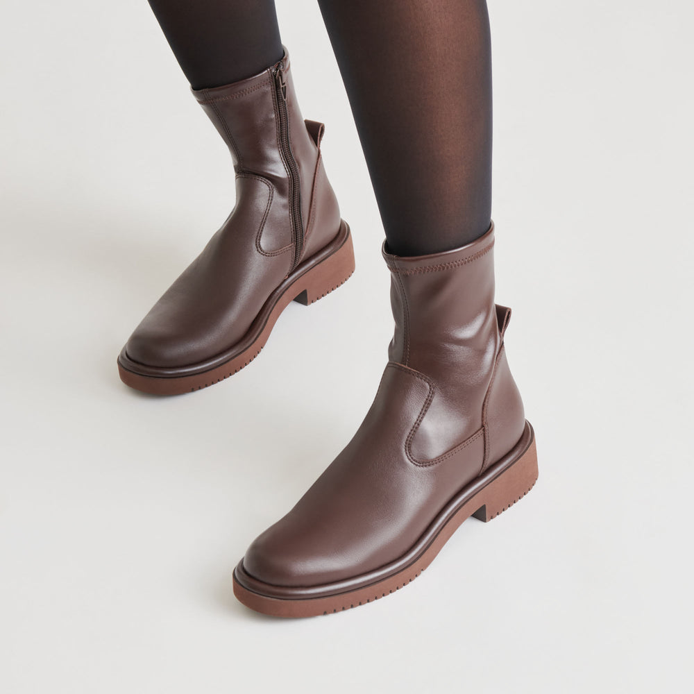 Simaya H2O Waterproof Mahogany Leather Boots | Dolce Vita Women