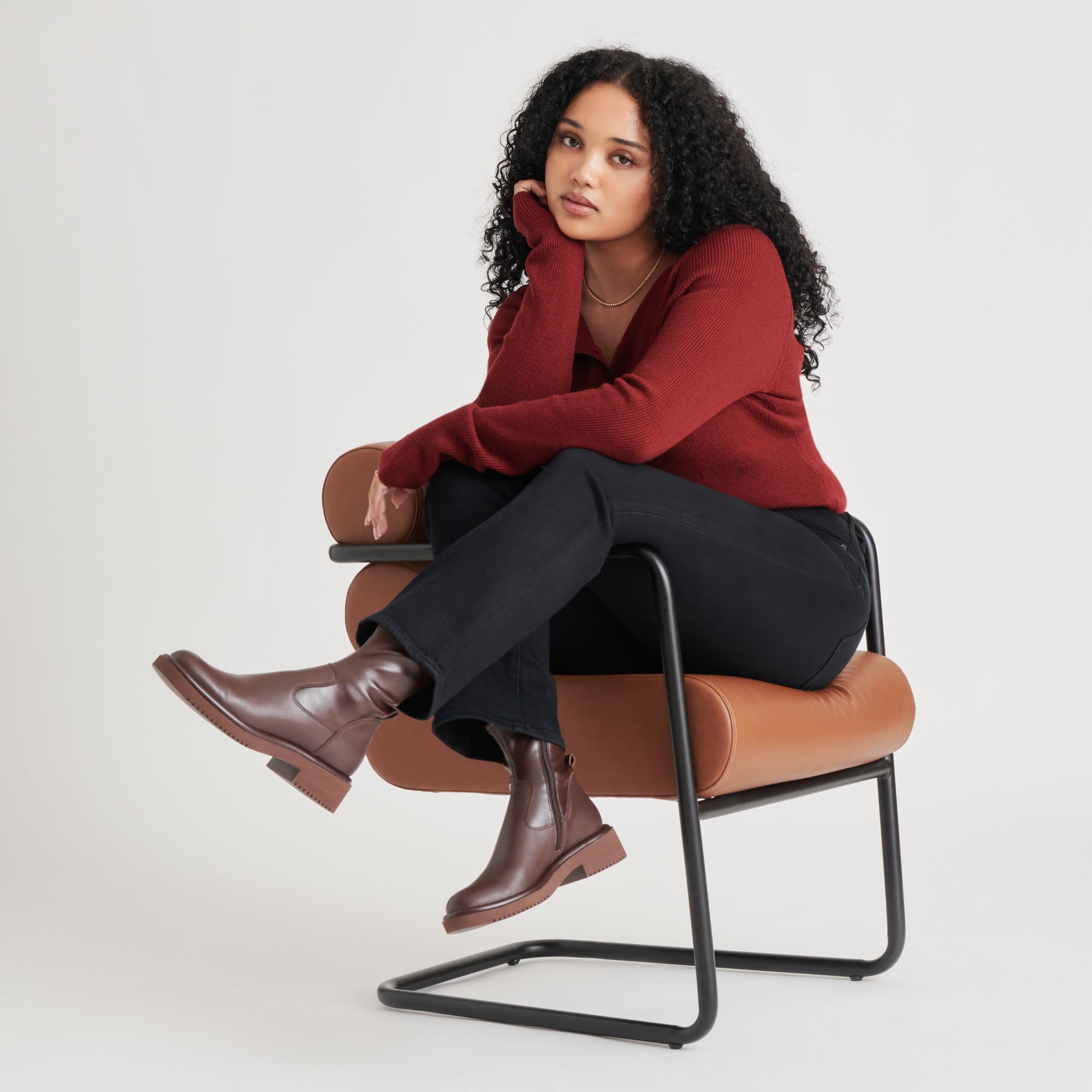 Simaya H2O Waterproof Mahogany Leather Boots | Dolce Vita Women