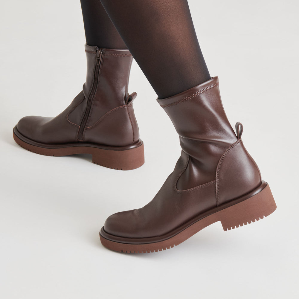 Simaya H2O Waterproof Mahogany Leather Boots | Dolce Vita Women