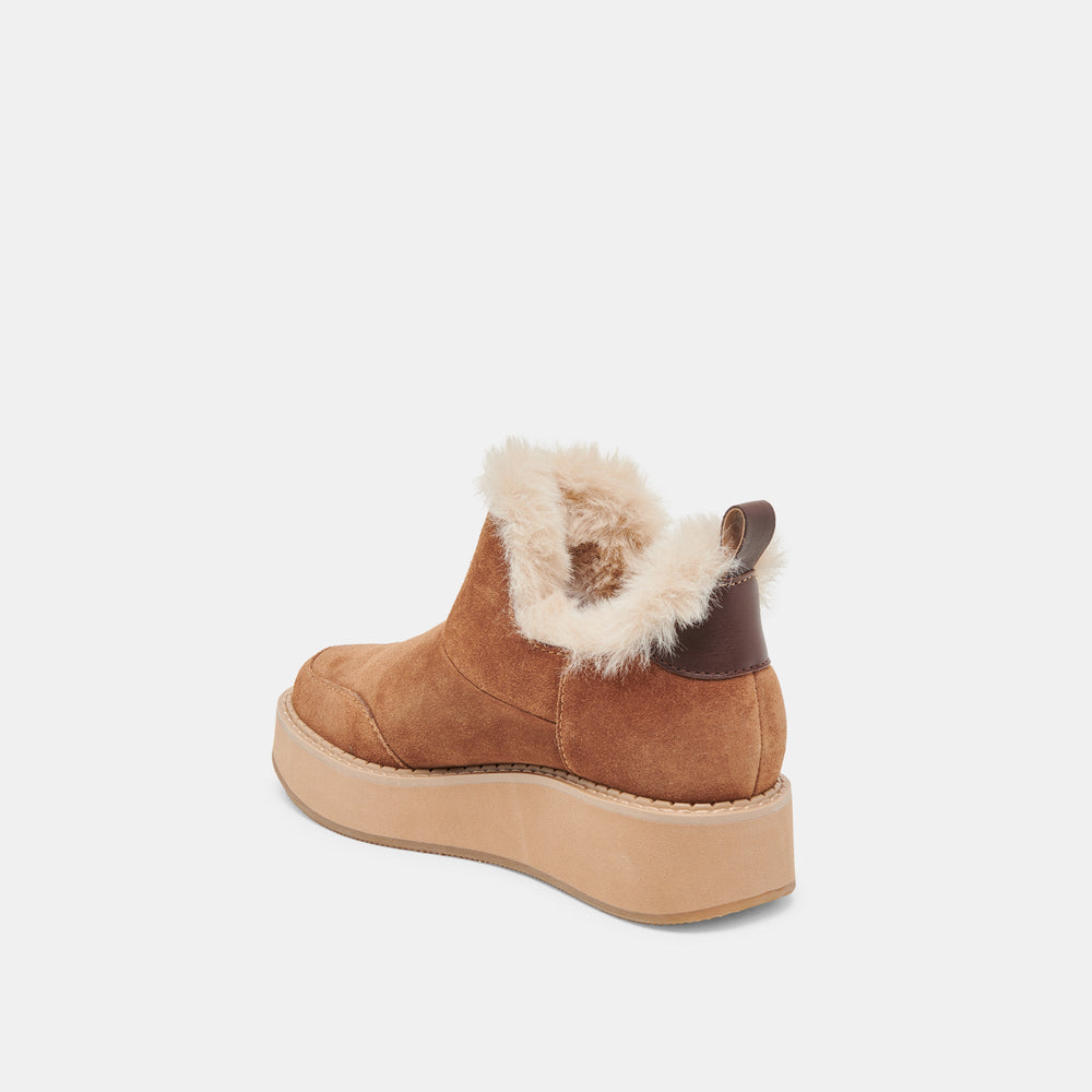 ARDY PLUSH H2O BOOTIES PECAN SUEDE | Dolce Vita Women