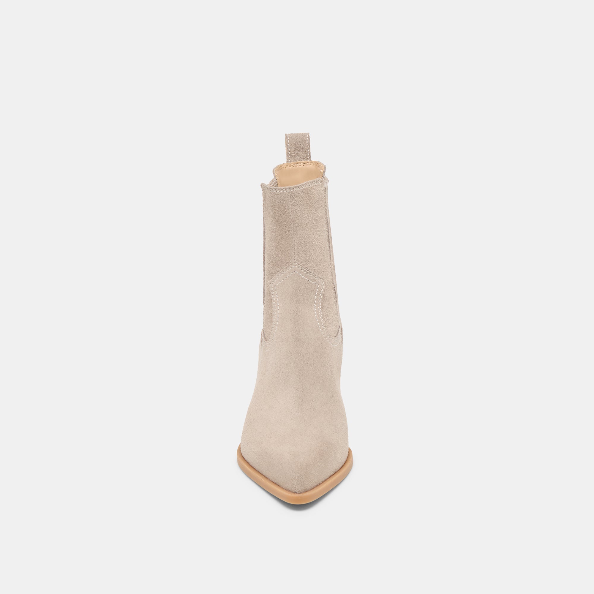 Slim Taupe Suede Booties | Women Dolce Vita