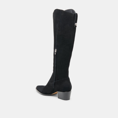 Virona H2O Waterproof Onyx Suede Boots - Dolce Vita