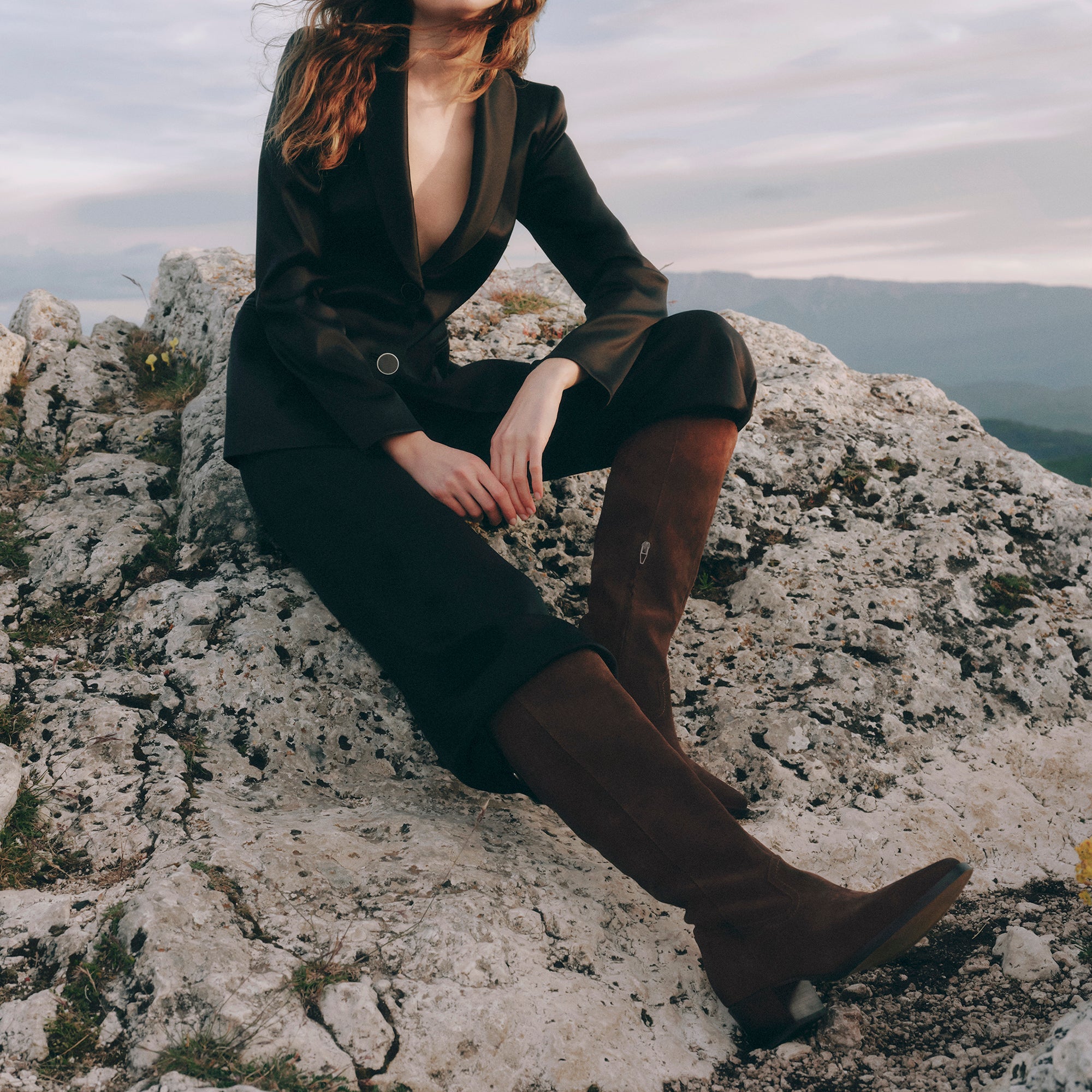 Virona H2O Waterproof Dk Brown Suede Boots | Dolce Vita Women