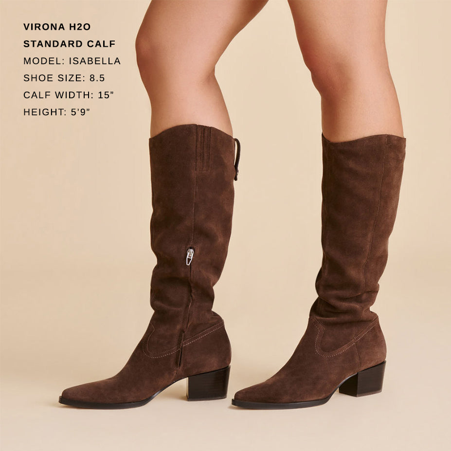 Virona H2O Waterproof Dk Brown Suede Boots | Dolce Vita Women