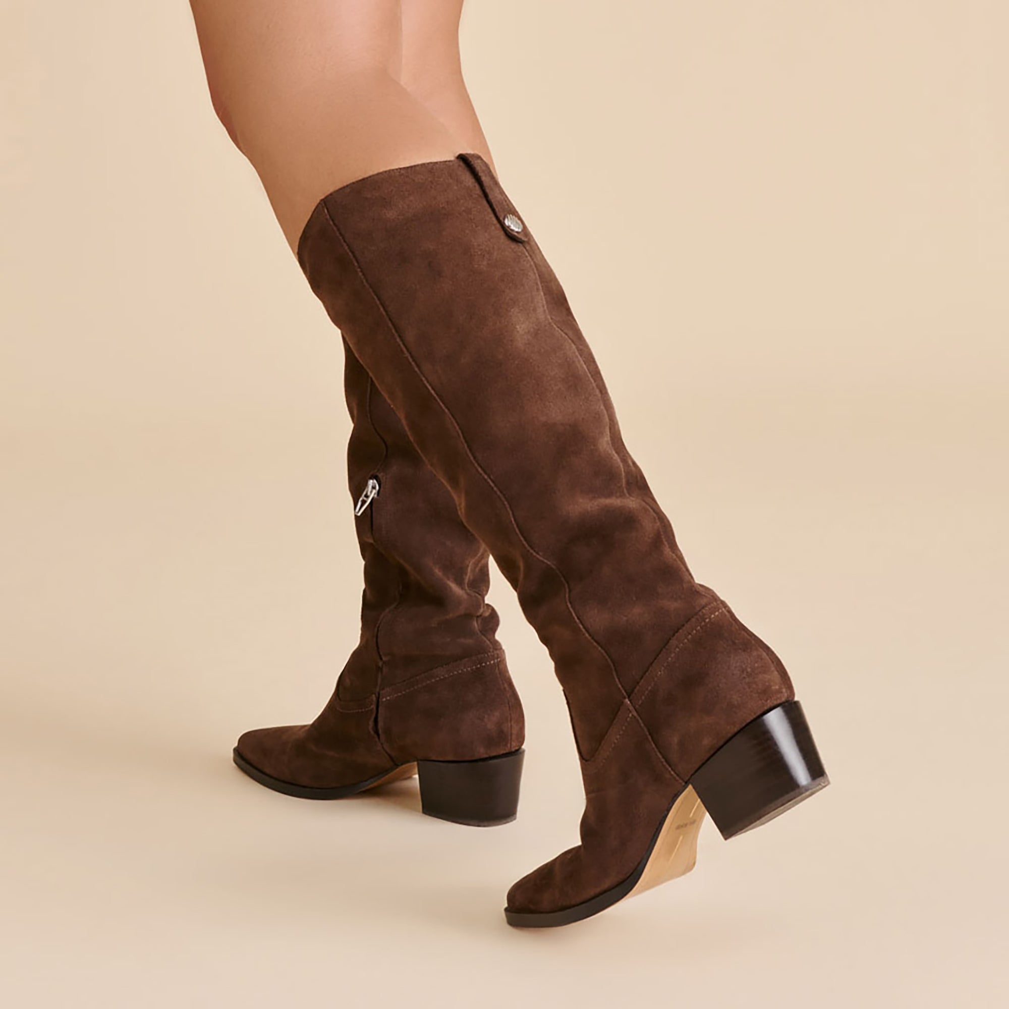 Virona H2O Waterproof Dk Brown Suede Boots | Dolce Vita Women