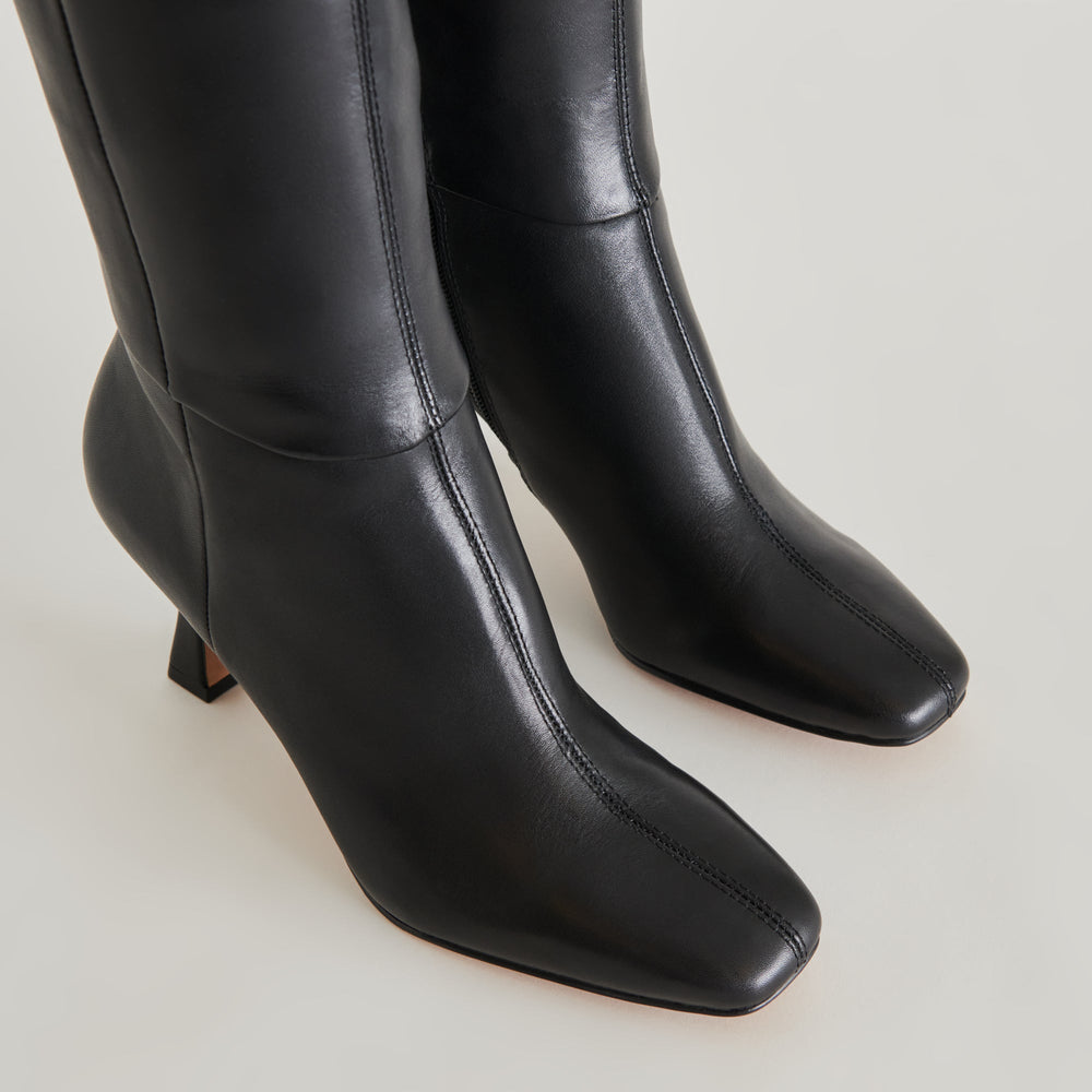 Gyra Extra Wide Calf Black Boots | Women Dolce Vita